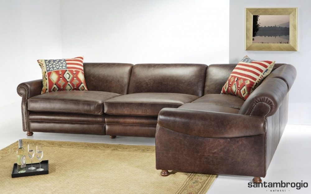 divani rustici in pelle