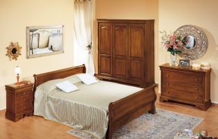 Camera da letto rustica